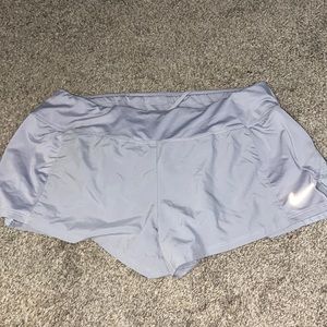 Grey Nike running shorts